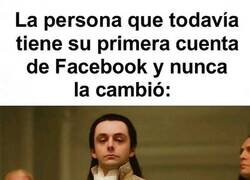 Enlace a La primera cuenta de Facebook
