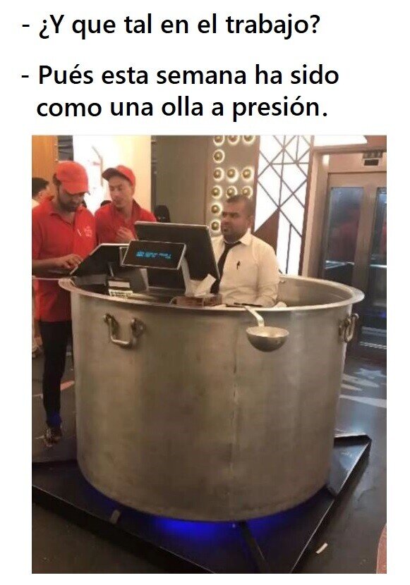 Meme_otros - Tiene los huevos cocidos de tanto trabajar