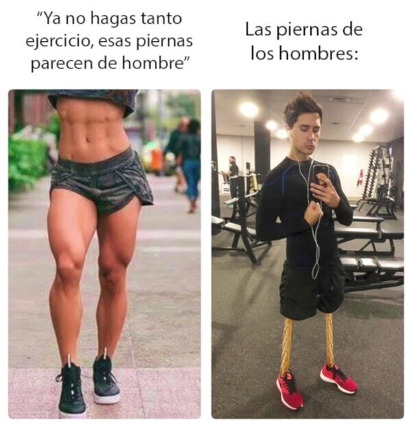 Otros - ¿Quién tiene piernas de hombre?
