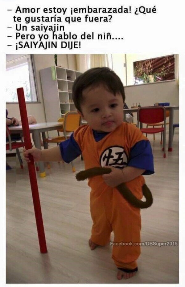 Meme_otros - Quiero un pequeño Saiyajin