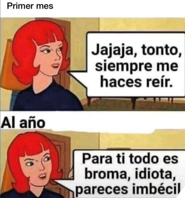 pareja,a&ntilde;o,mes,gracioso,broma