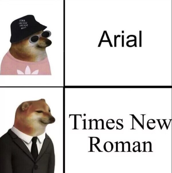 Meme_otros - Dime qué fuente usas y te diré quién eres