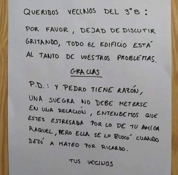 Otros - Enterándose de todo