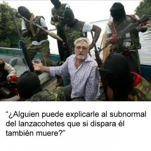 Meme_otros - No le dieron el lanzacohetes al más avispado