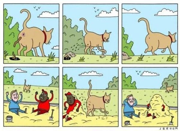 Meme_otros - El gato racista