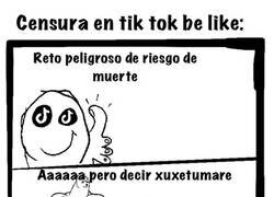 Enlace a Censura en tik tok