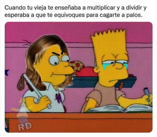 Otros - Las tablas se aprenden con dolor