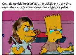 Enlace a Las tablas se aprenden con dolor