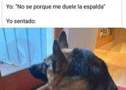 Enlace a No tengo la mejor postura