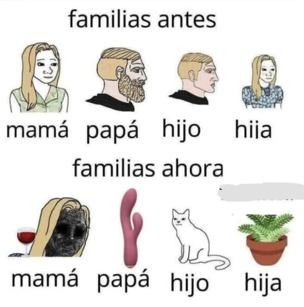 Meme_otros - El modelo de familia tradicional ha cambiado
