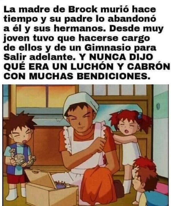 Meme_otros - Brock, todo un ejemplo