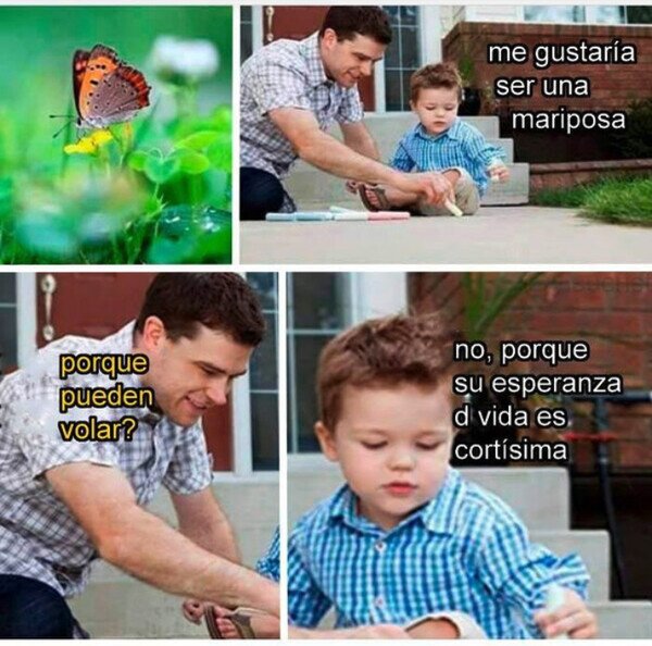 Meme_otros - Ojalá ser una mariposa