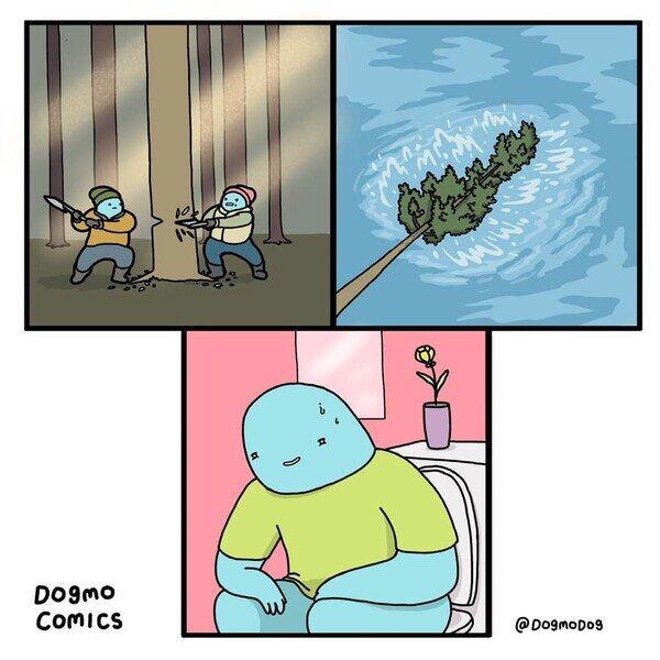 Meme_otros - Plantando un pino