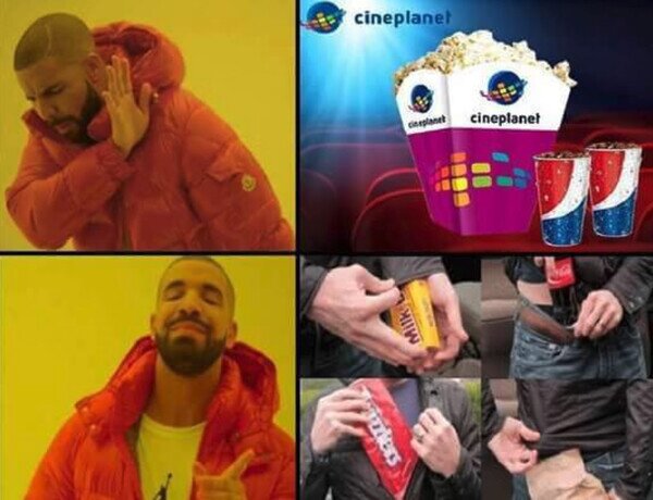 Otros - Prefiero entrar cargado al cine