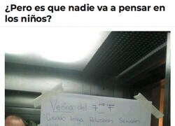 Enlace a Nadie piensa en los niños