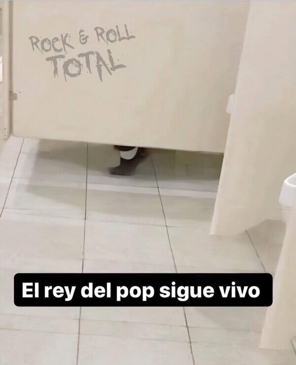 Meme_otros - Me encontré a Michael en el baño