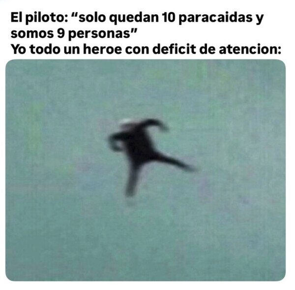 paraca&iacute;das,avi&oacute;n,deficit,atenci&oacute;n,h&eacute;roe