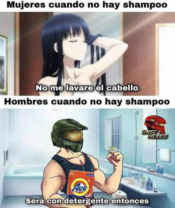 champ&uacute;,pelo,hombres,mujeres