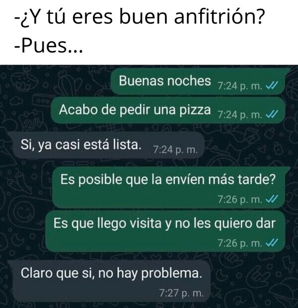 Otros - Posponiendo pizzas