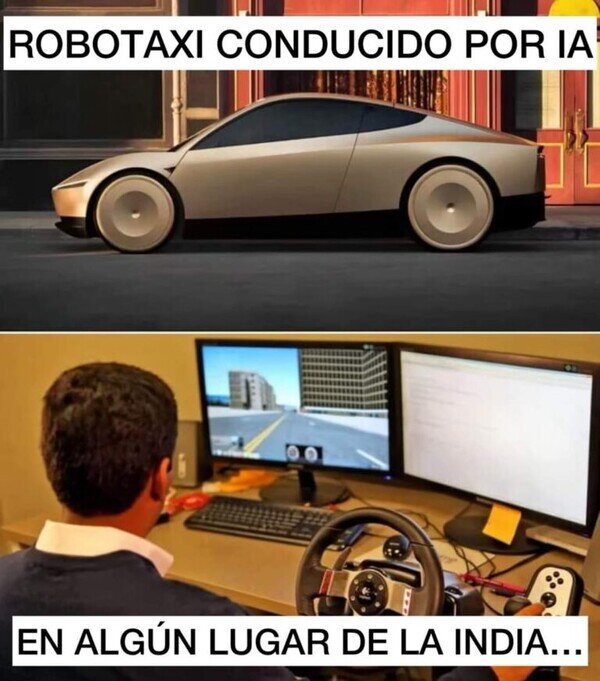 Meme_otros - ¿Seguro que los conduce la IA?