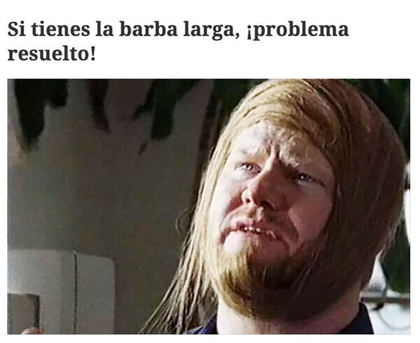 Meme_otros - Disimulando la calvície con la barba