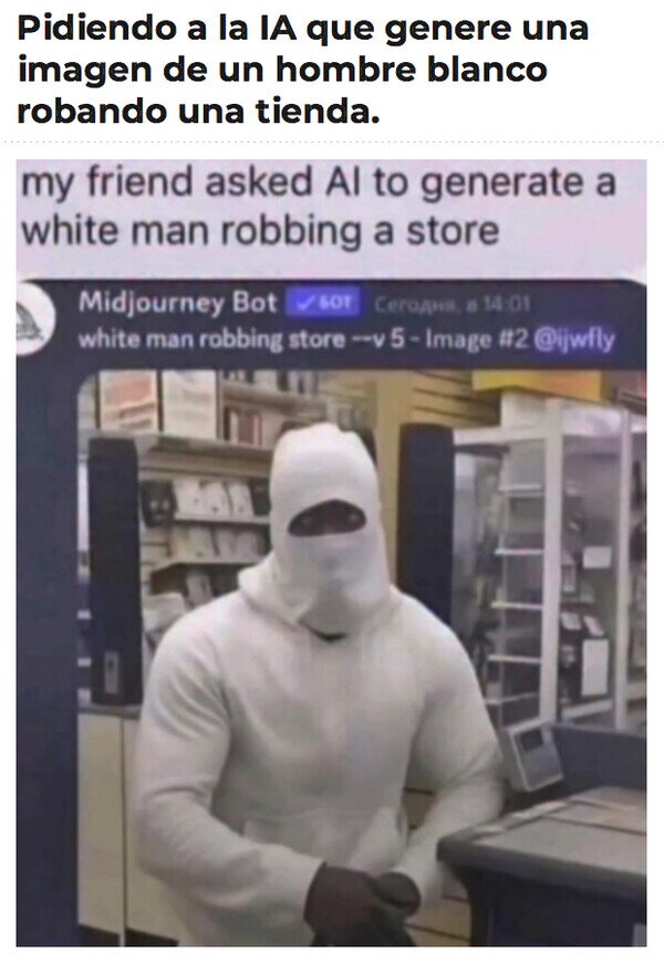 Meme_otros - La IA es racista