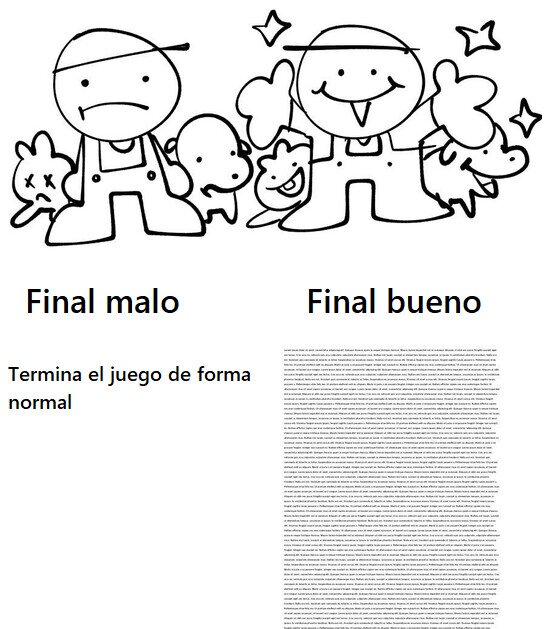 Meme_otros - Qué tiene que tener un videojuego para que acabe bien