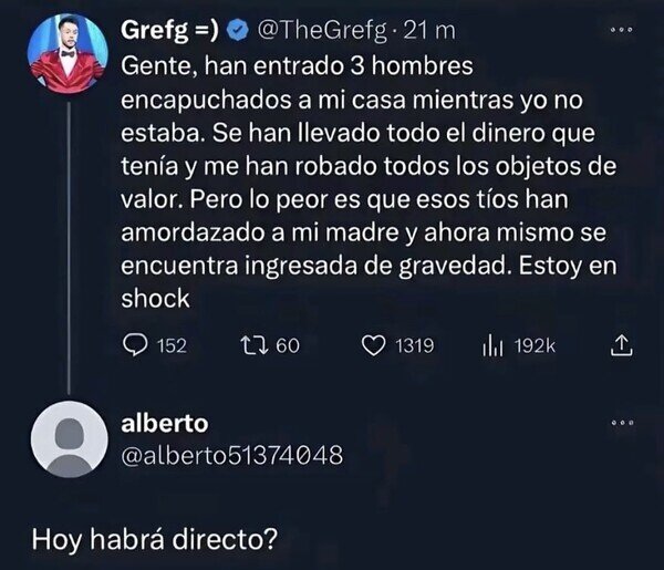 Otros - ¿Pero hizo directo o no?