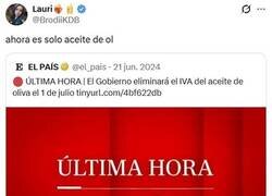 Enlace a Le quitan el IVA al aceite de oliva