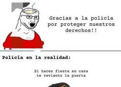 Enlace a La policía protegiendo nuestros derechos