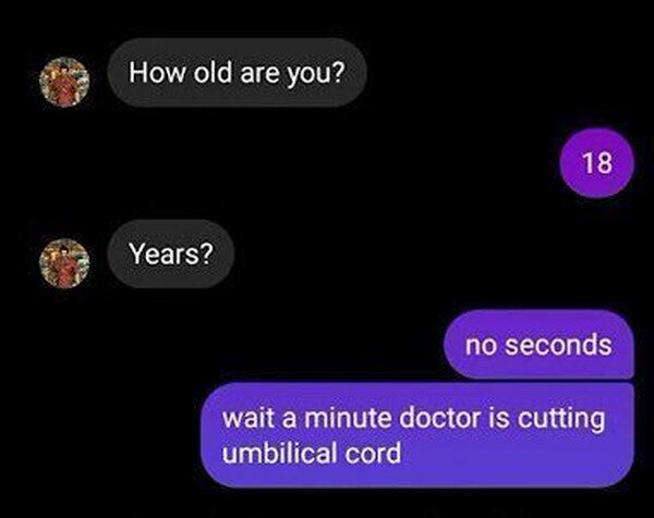 Meme_otros - Cuando chateas con un recién nacido