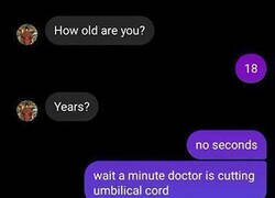 Enlace a Cuando chateas con un recién nacido