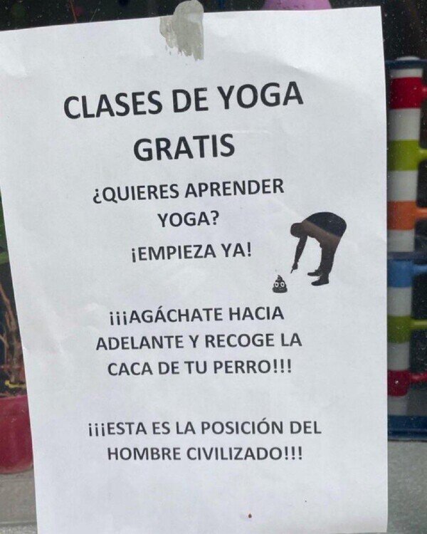 Meme_otros - Clase de yoga gratis