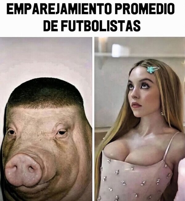 Meme_otros - Pareja de futbolista promedio
