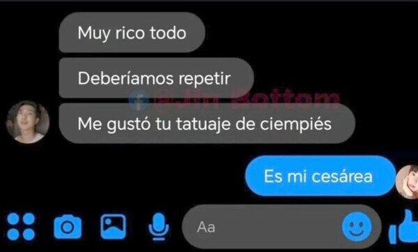 tatuaje,ciempi&eacute;s,ces&aacute;rea,cicatriz