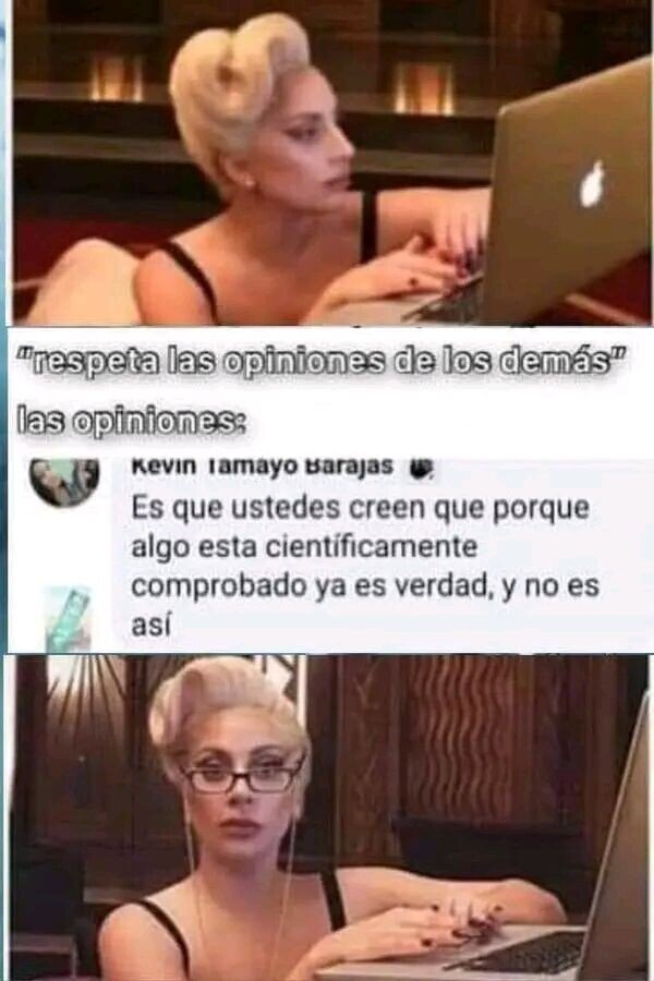 Meme_otros - Hay opiniones que no se dejan respetar