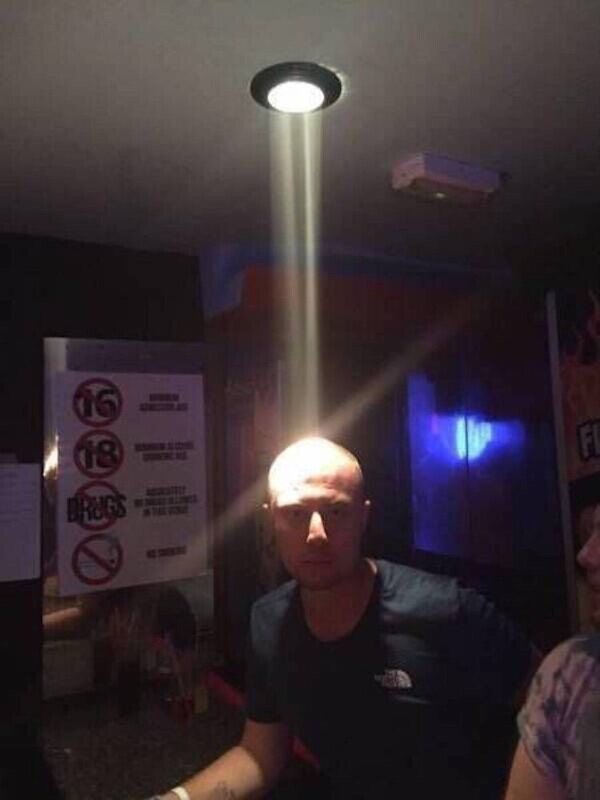 calvo,luz,deslumbrar,reflejo