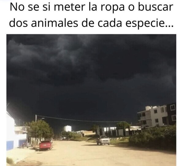 Meme_otros - Se viene diluvio histórico