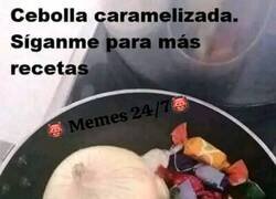 Enlace a La receta de hoy es cebolla caramelizada