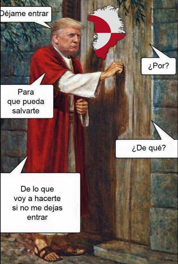 Meme_otros - Trump entrando en Groenlandia