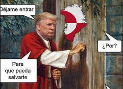 Enlace a Trump entrando en Groenlandia
