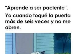 Enlace a La paciencia no es lo mío