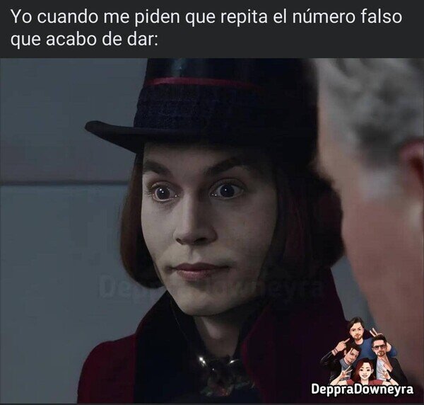 Meme_otros - El número falso que acabo de dar