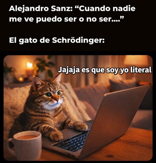 Otros - El Alejandro Sanz de Schrodinger