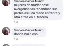 Enlace a Teodoro está descubriendo Internet