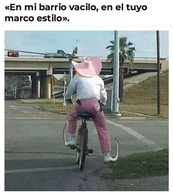 Meme_otros - Cowboy de ciudad