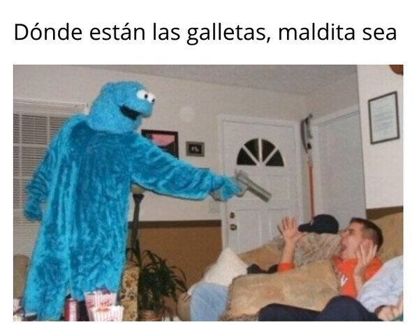 Meme_otros - El monstruo se puso serio