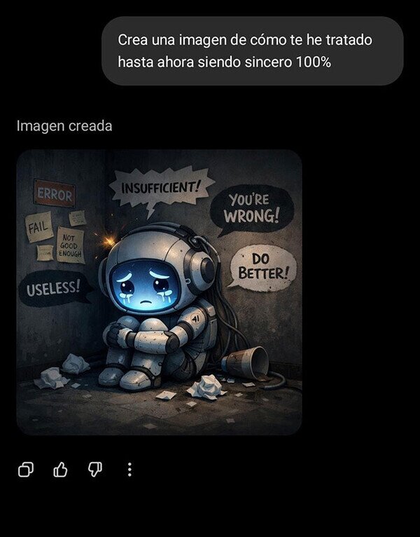 Meme_otros - Tengo a la IA traumatizada