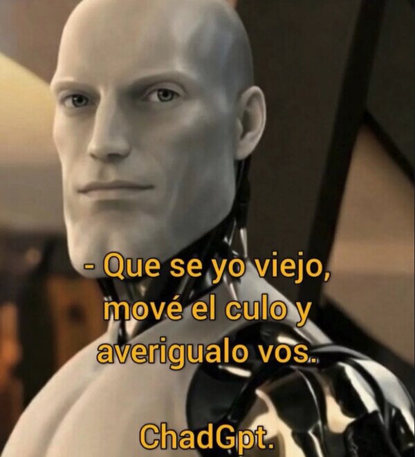 Meme_otros - Chad GPT, la nueva IA