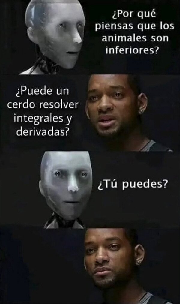 Meme_otros - Solo somos otra especie animal más